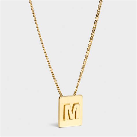 celine m necklace|celine necklaces for women.